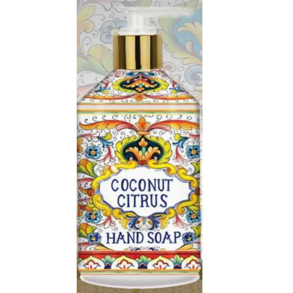 🌼New🌼 Home and Body Company Villa Flora Hand Soap, Coconut Citrus, 21.5 fl.oz.